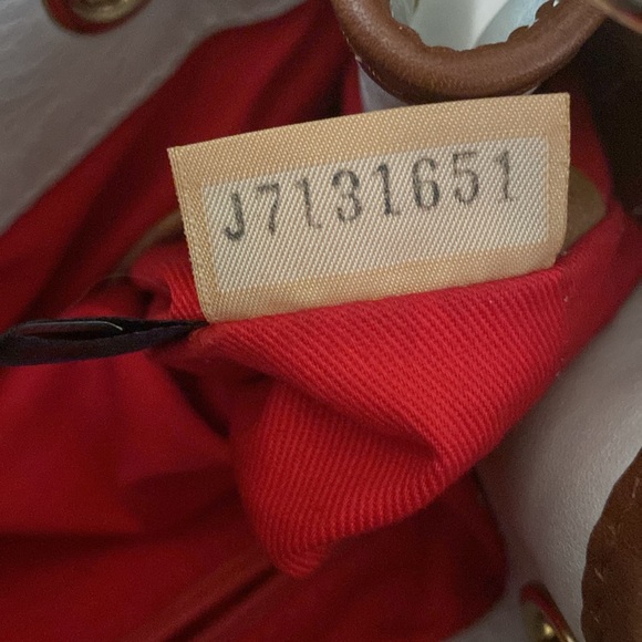 Dooney & Bourke White Leather Bucket Bag Purse - Picture 9 of 12